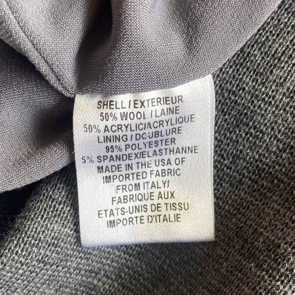 Milly Of New York Women's Gray Racerback Dress Size Large - Picture 6 of 9